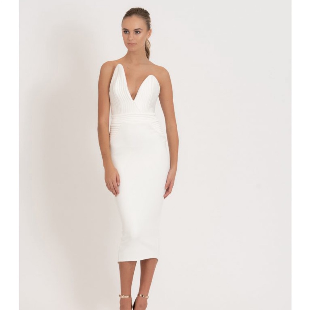 Zhivago “I take the dice” dress small AU 8 white